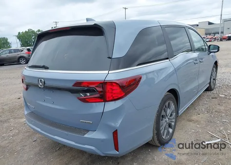 2025 Honda Odyssey Touring из США, поврежденный, VIN 5FNRL6H87SB061412